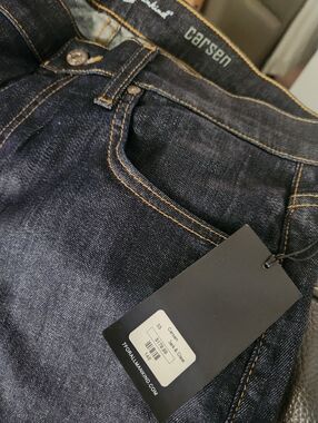 7 For All Mankind Men’s Dark Indigo Slim Straight Jeans